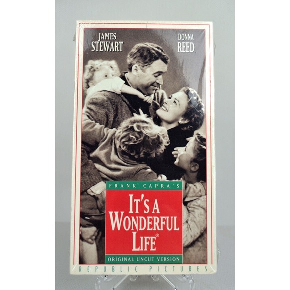Its a Wonderful Life VHS Frank Capra 1947 Original Uncut New Sealed VHS 02064 - Picture 1 of 2